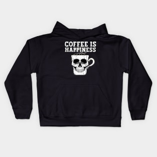 Coffee Is Happiness Kids Hoodie